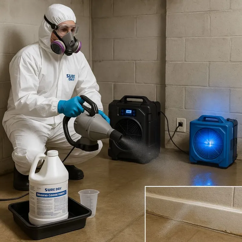 Sanitization and Odor Removal process in Bryans Road, MD